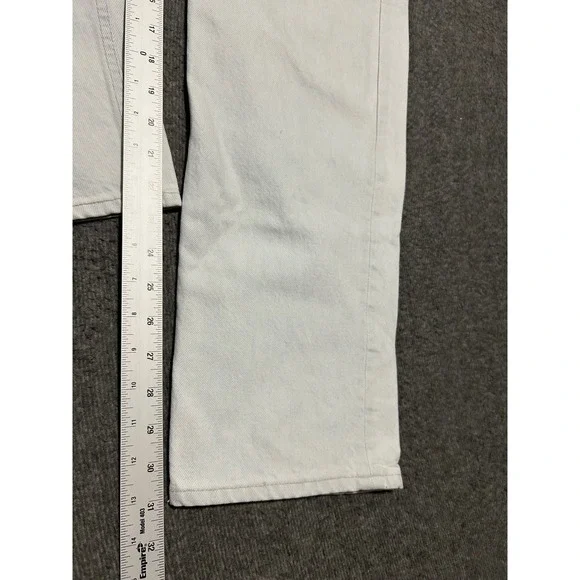 Levis 501 made in usa jeans vintage light blue wash fit 33X31 (tag 34X32) - Picture 11 of 12